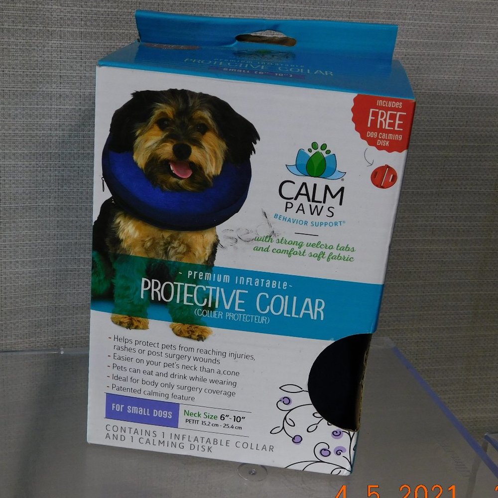 Calm Paws Premium Inflatable Protective Collar NEW